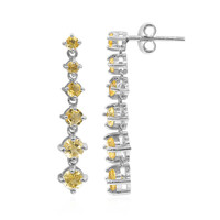 Citrine Silver Earrings