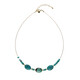 Turquoise Stainless Steel Necklace