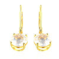 Blue Moon Quartz Silver Earrings