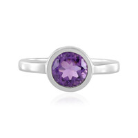 Uruguayan Amethyst Silver Ring