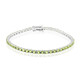Burmese Peridot Silver Bracelet