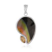 Mother of Pearl Silver Pendant (Bali Barong)