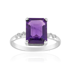 Amethyst Silver Ring