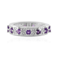 Amethyst Silver Ring