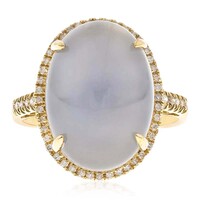 14K Blue Moonstone Gold Ring (CIRARI)