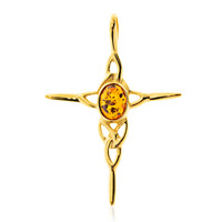 Baltic Amber Silver Pendant