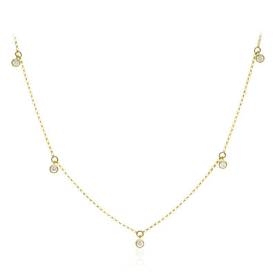 14K I1 (H) Diamond Gold Necklace (CIRARI)