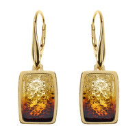 Baltic Amber Silver Earrings