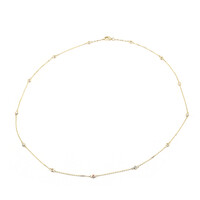 14K I1 (H) Diamond Gold Necklace (CIRARI)