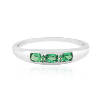 Tsavorite Silver Ring