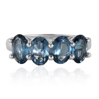 London Blue Topaz Silver Ring