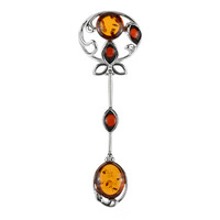 Baltic Amber Silver Pendant