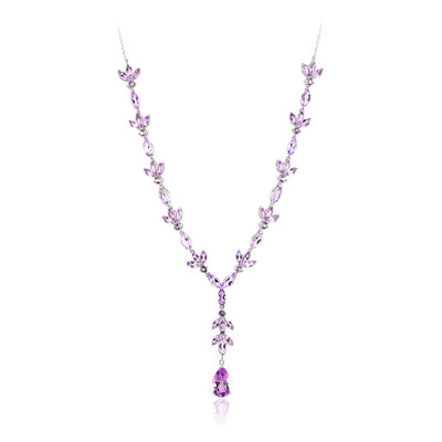 Bolivian Amethyst Silver Necklace