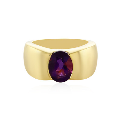 Siberian Amethyst Silver Ring