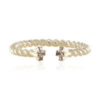 9K I3 Champagne Diamond Gold Ring (de Melo)