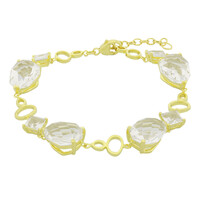 White Quartz Silver Bracelet (TPC)