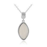 Mother of Pearl Silver Necklace