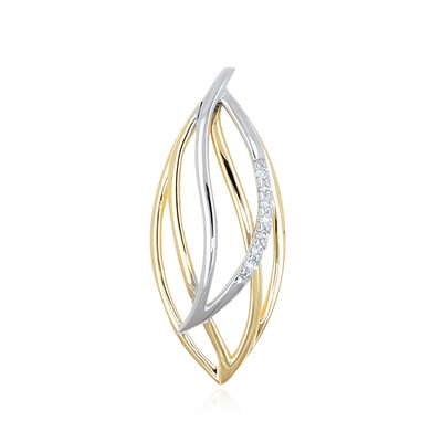 18K SI2 (G) Diamond Gold Pendant