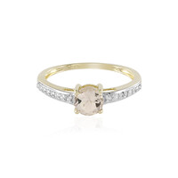 9K Madagascan Morganite Gold Ring