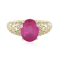 9K Pink Sapphire Gold Ring (de Melo)