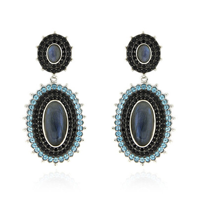 Labradorite Silver Earrings (Dallas Prince Designs)