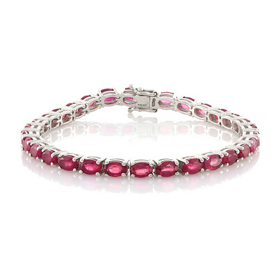 Madagascar Ruby Silver Bracelet