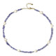 Tanzanite Silver Necklace (Riya)