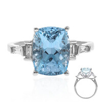 14K AAA Brazilian Aquamarine Gold Ring (CIRARI)