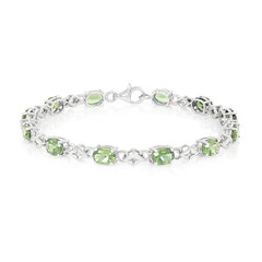 Russian Apatite Silver Bracelet