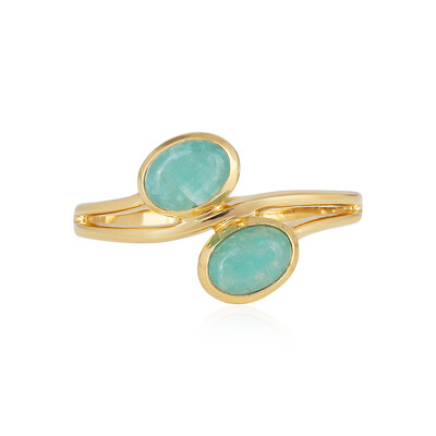Amazonite Silver Ring