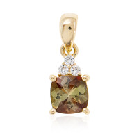 9K Andalusite Gold Pendant