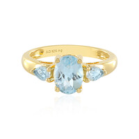 Sky Blue Topaz Silver Ring