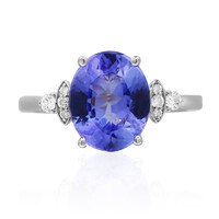 14K Unheated Tanzanite Gold Ring (CIRARI)