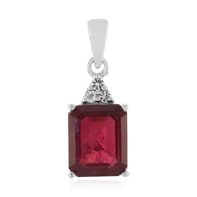 Madagascar Ruby Silver Pendant