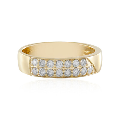 9K I2 (H) Diamond Gold Ring (de Melo)