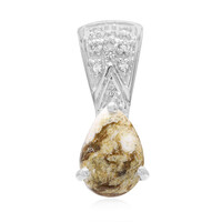 Magnesite Silver Pendant