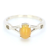 Indonesian Opal Silver Ring