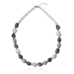 Freshwater pearl Silver Necklace (TPC)