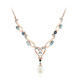 White Freshwater Pearl Silver Necklace