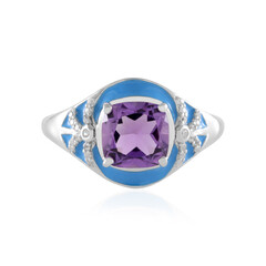 Amethyst Silver Ring