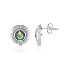 Mezezo Opal Silver Earrings