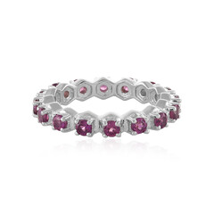 Rhodolite Silver Ring