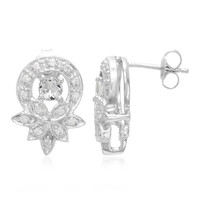 Himalayan Beryl Silver Earrings