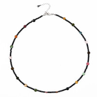 Tourmaline Silver Necklace