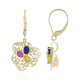 9K Madagascar Yellow Sapphire Gold Earrings (Ornaments by de Melo)