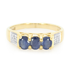 Kanchanaburi Sapphire Silver Ring