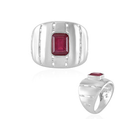 Madagascar Ruby Silver Ring (de Melo)