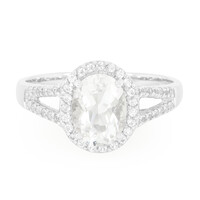 Petalite Silver Ring