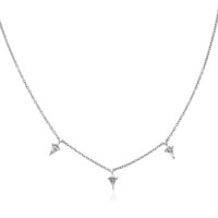 9K VS1 (F) Diamond Gold Necklace (de Melo)