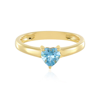 Swiss Blue Topaz Silver Ring